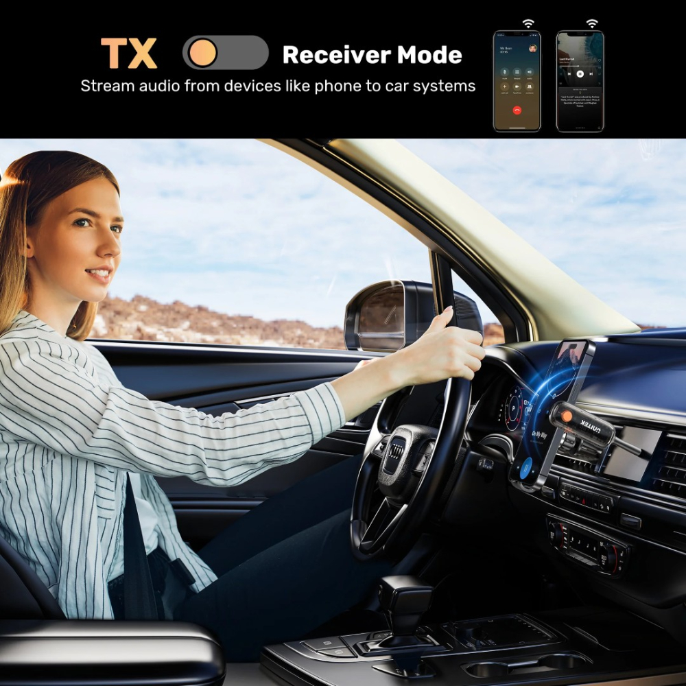 UNITEK-B1111A01-2-in-1-Bluetooth-Transmitter-Receiver-Bluetooth-53-05 - One Chip Computers