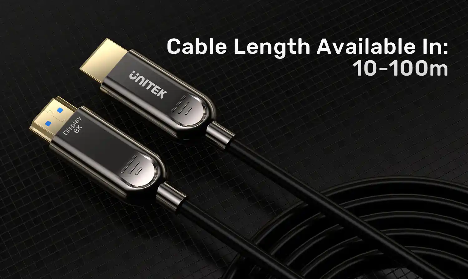 UNITEK C11085GY01 10M Fiber Optic HDMI Cable supports 8K@60Hz