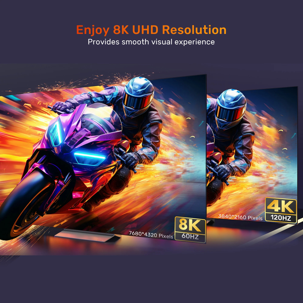 UNITEK-C11091AGY01-1M-Ultra-Stream-8K60Hz-HDMI-Extension-Cable-03 - One Chip Computers