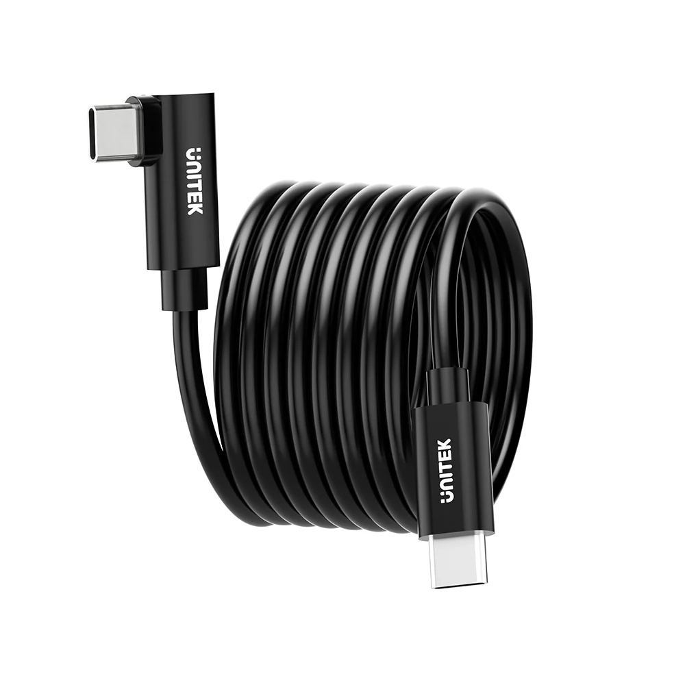 UNITEK-C14094ABK01-USB-C-to-C-90-VR-Link-Pro-Cable-05 - One Chip Computers
