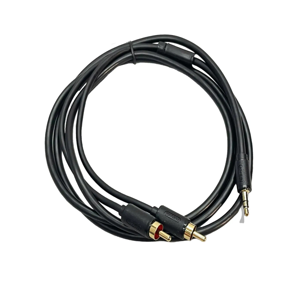 UNITEK-C9021BK-35mm-Male-to-2RCA-Male-Audio-Cable-15-Meter - One Chip Computers