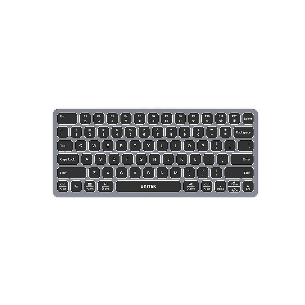UNITEK-D1092A-Keyboard-with-9-in-1-USB-C-Hub-02 - One Chip Computers