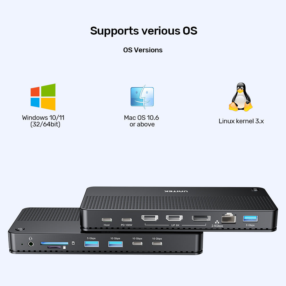 UNITEK-D1104A01-USB-C-13-in-1-Docking-Station-11 - One Chip Computers