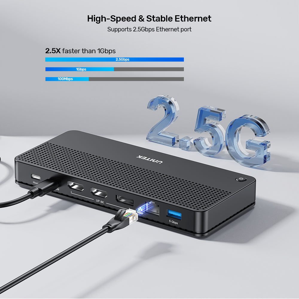 UNITEK-D1104A01-USB-C-13-in-1-Docking-Station-13 - One Chip Computers