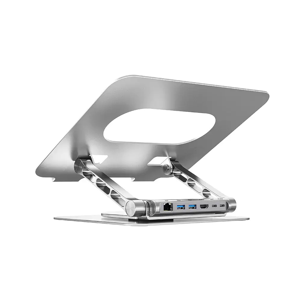 UNITEK-D1109B01-Laptop-Stand-with-Detachable-USB-C-Hub-01 - One Chip Computers
