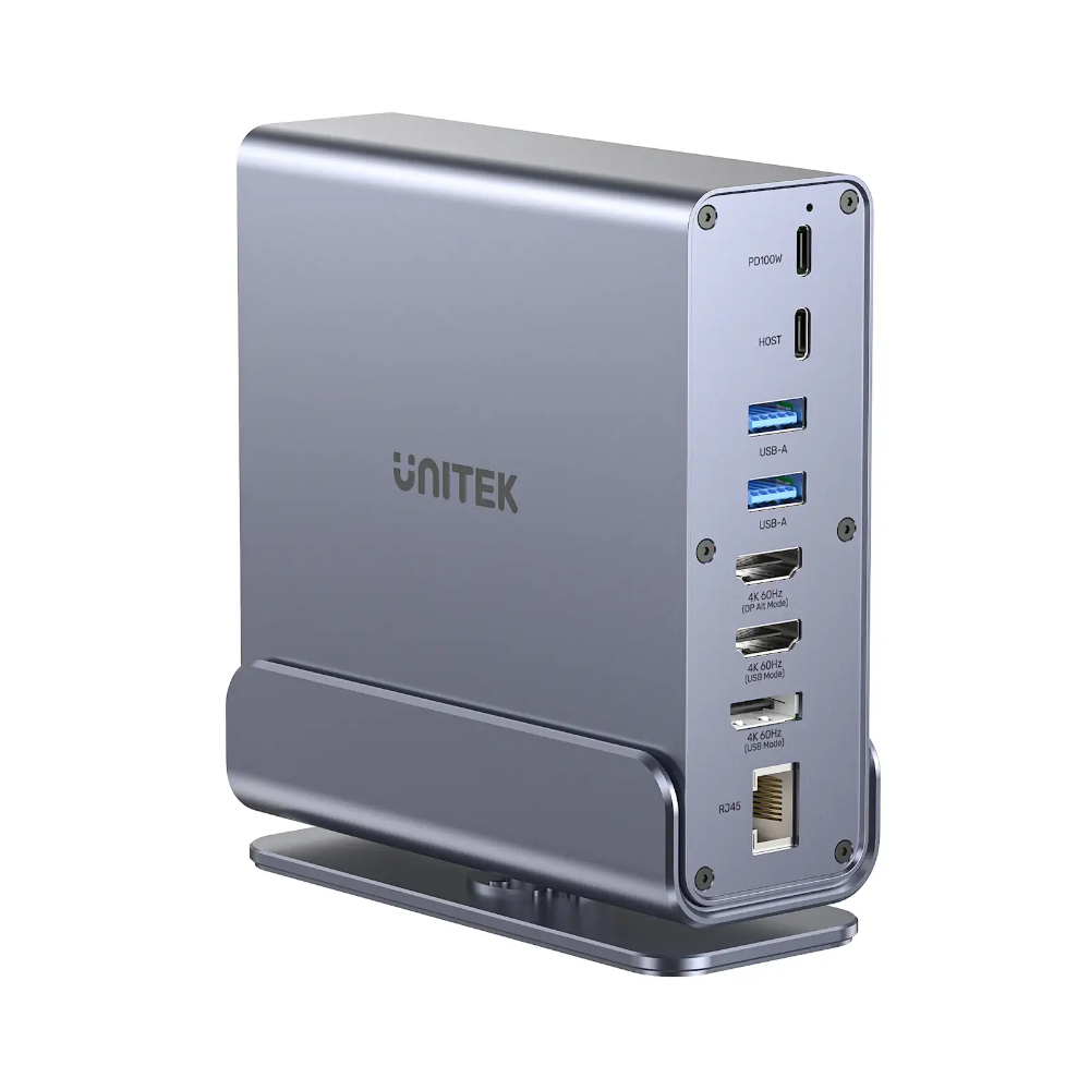 UNITEK-D1135AGY01-Universal-DisplayLink-Triple-Docking-Station - One Chip Computers