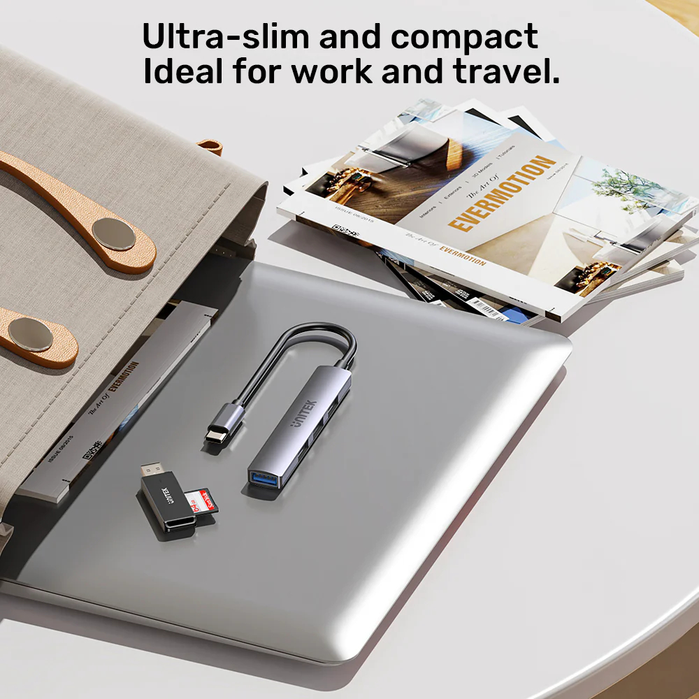UNITEK-H1208B-uHUB-Q4-USB-C-Hub-04 - One Chip Computers