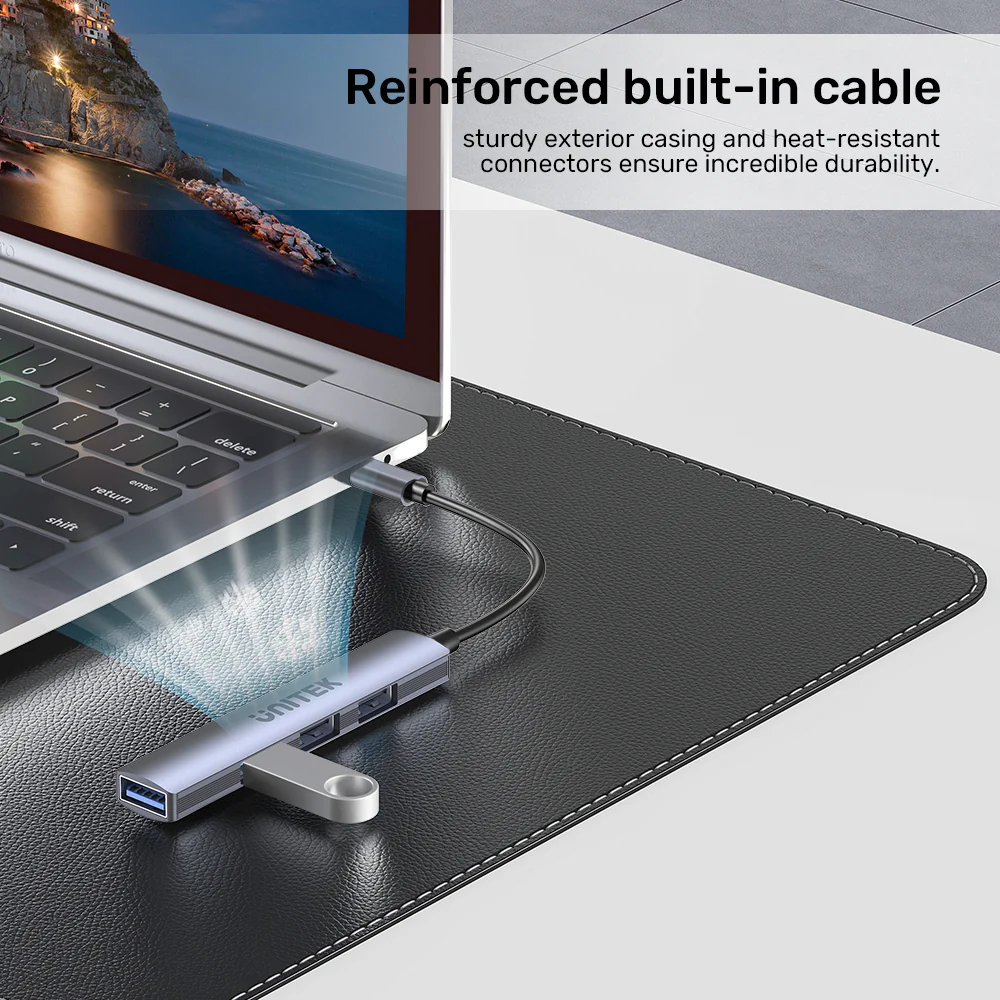 UNITEK-H1208B-uHUB-Q4-USB-C-Hub-06 - One Chip Computers