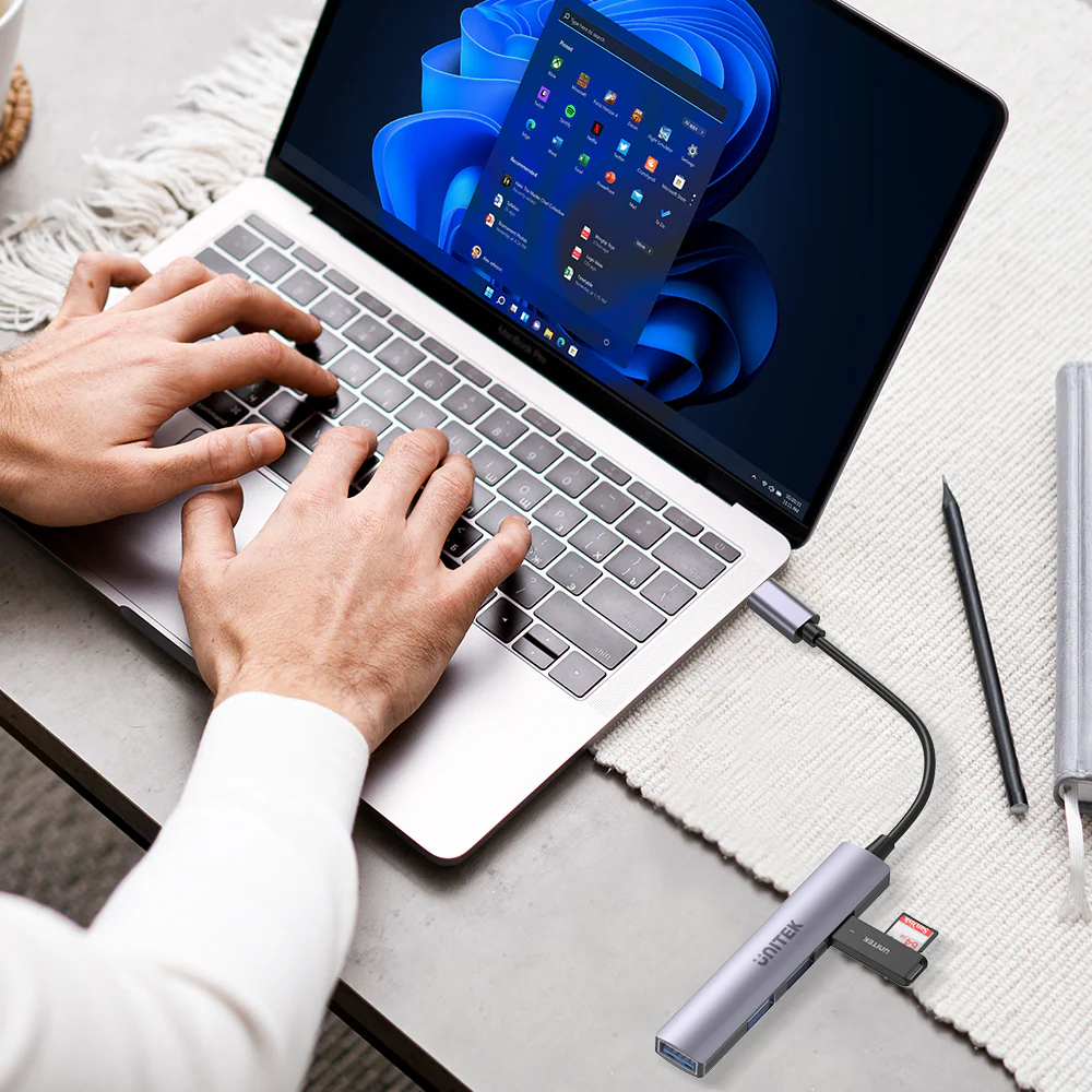 UNITEK-H1208B-uHUB-Q4-USB-C-Hub-08 - One Chip Computers