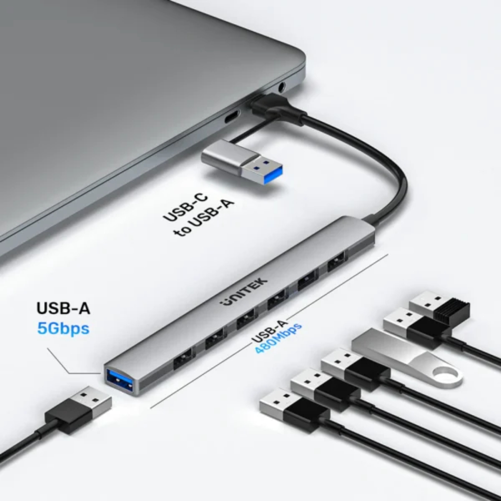 UNITEK-H1209AGY01-uHUB-S7-7-in-1-USB-Hub-05-600x600 - One Chip Computers