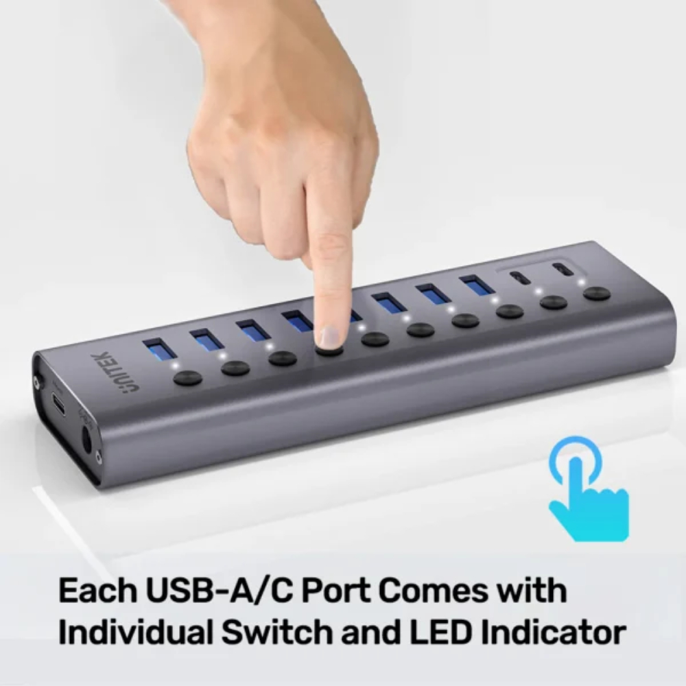 UNITEK-H1315B01-EU-10-in-1-USB-Hub-with-Individual-Port-Switches-04-600x600 - One Chip Computers