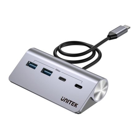UNITEK H1337AGY01 uHUB Q4 4-IN-1 USB-C HUB 2XUSB-A, 2XUSB-C