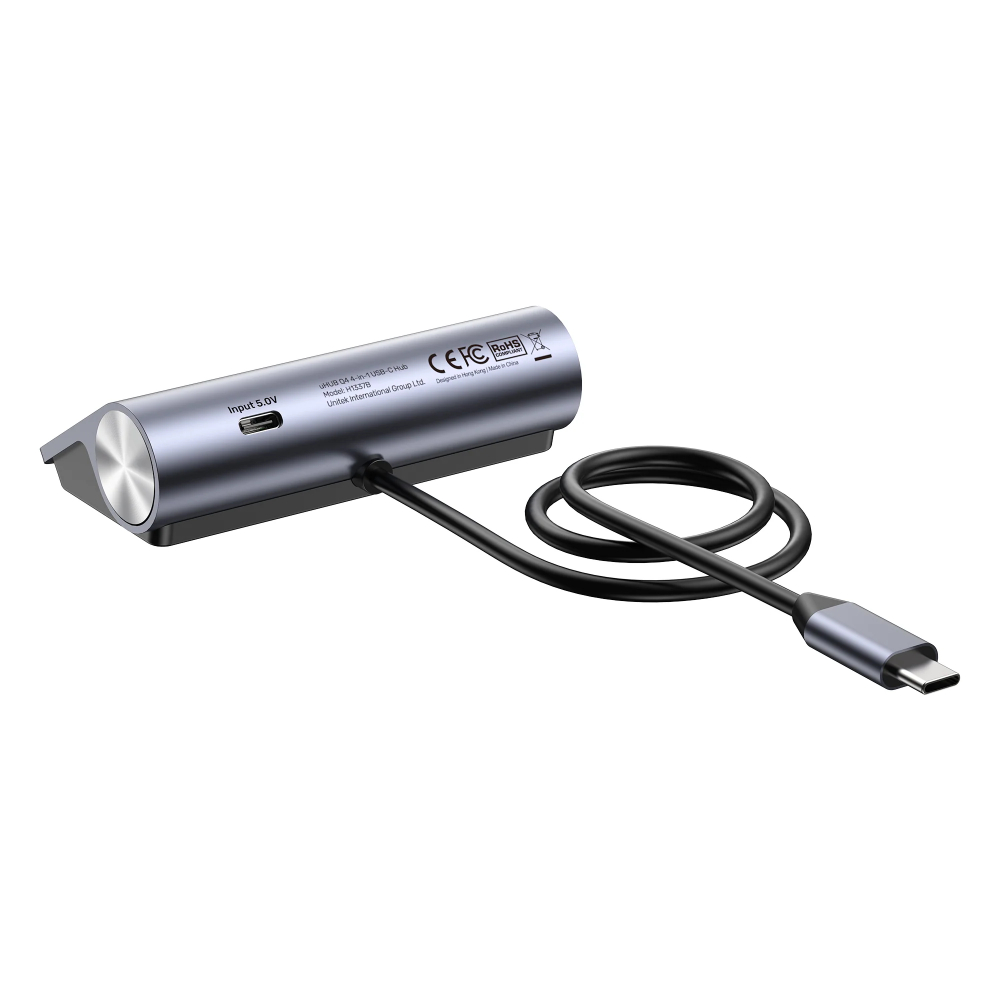 UNITEK-H1337BGY01-uHUB-Q4-4-in-1-USB-C-Hub-14 - One Chip Computers