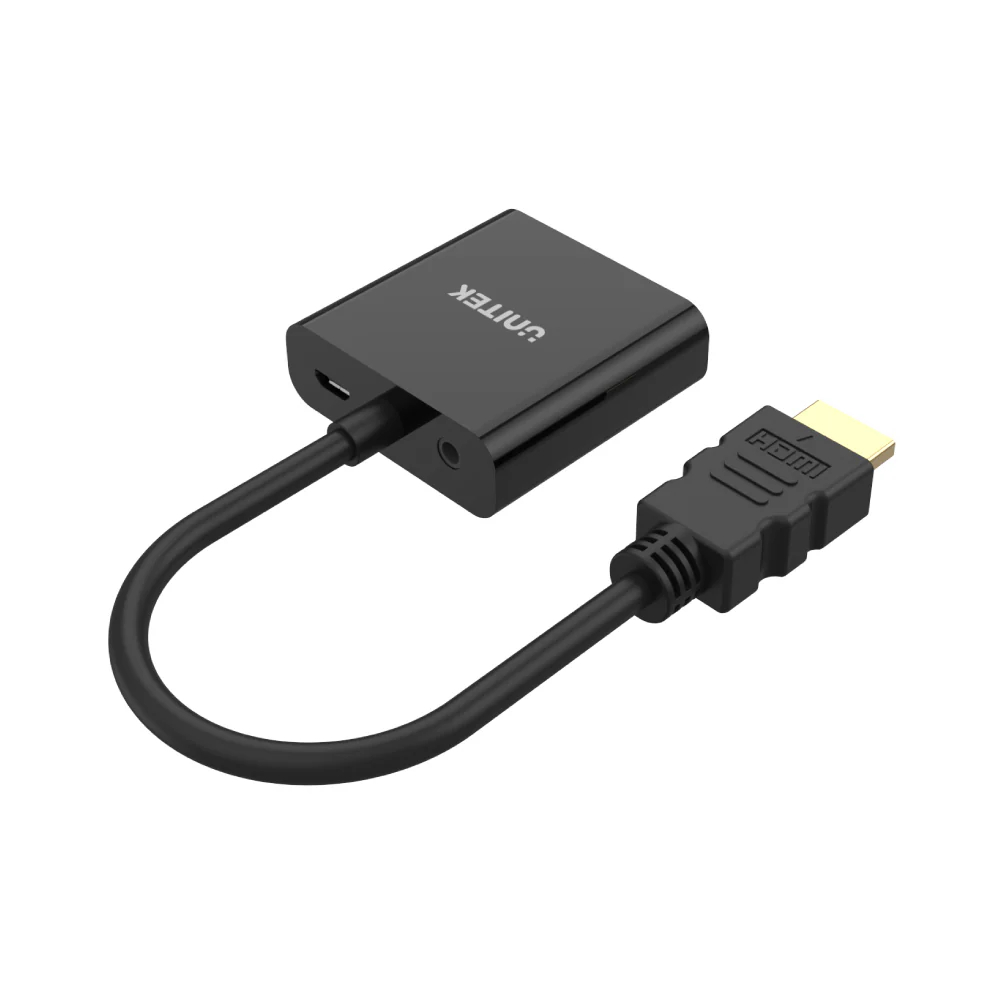 UNITEK-HDMI-to-VGA-Adapter-with-35mm-Audio-1080P-HD-02 - One Chip Computers