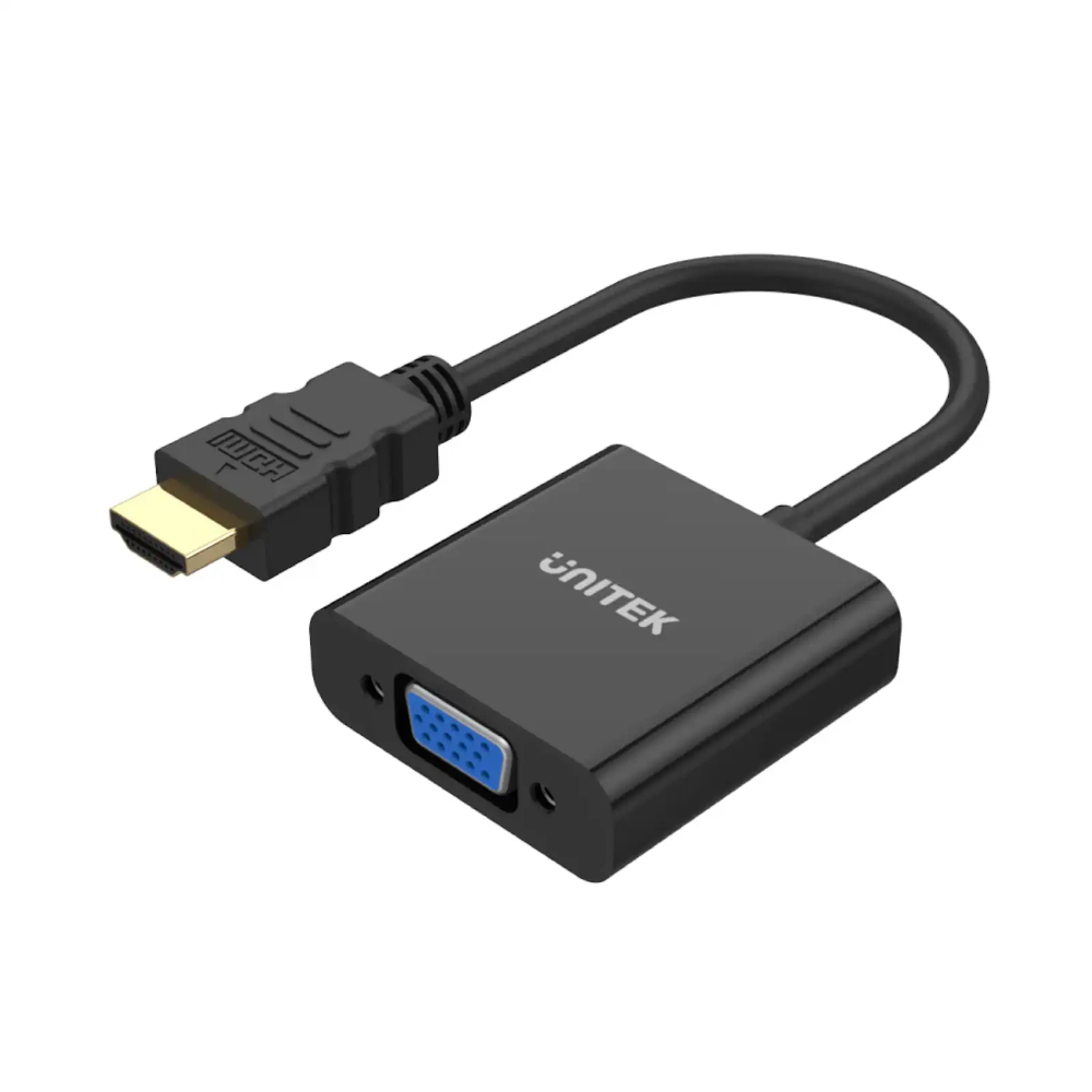 UNITEK-HDMI-to-VGA-Adapter-with-35mm-Audio-1080P-HD - One Chip Computers
