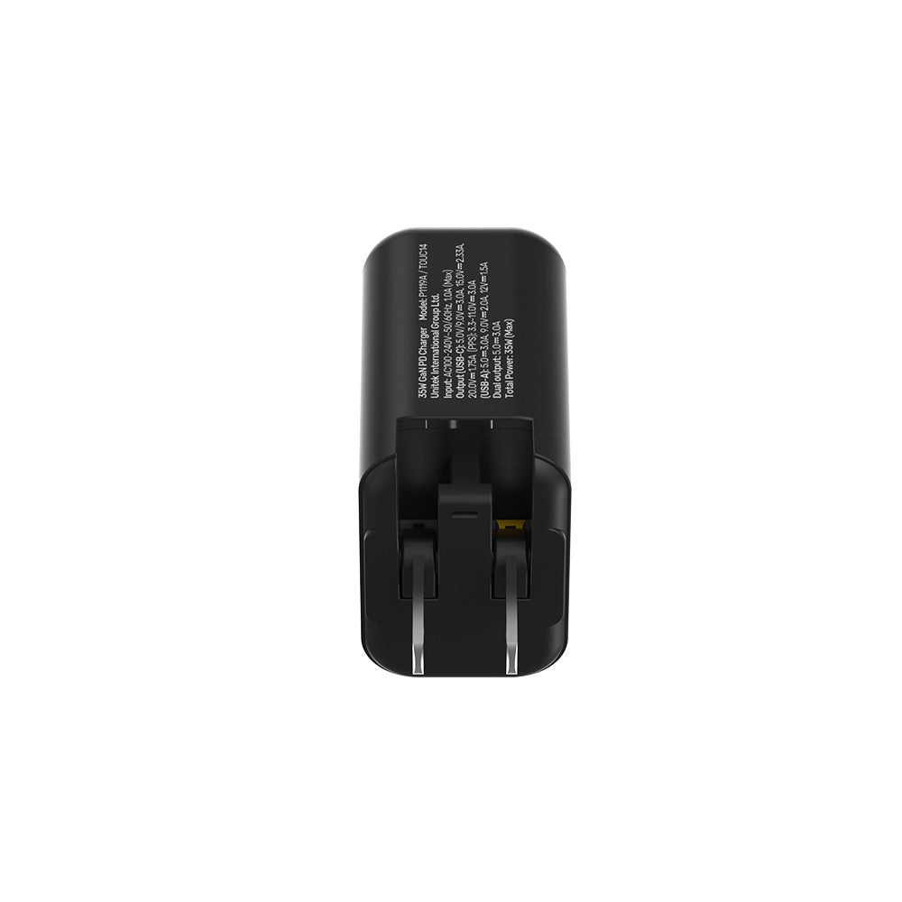 UNITEK-P1119A-35W-GaN-Wall-Charger-US-EU-UK-Plugs-10 - One Chip Computers Unitek P1119A 35W GaN Power Delivery Fast Travel Charger.