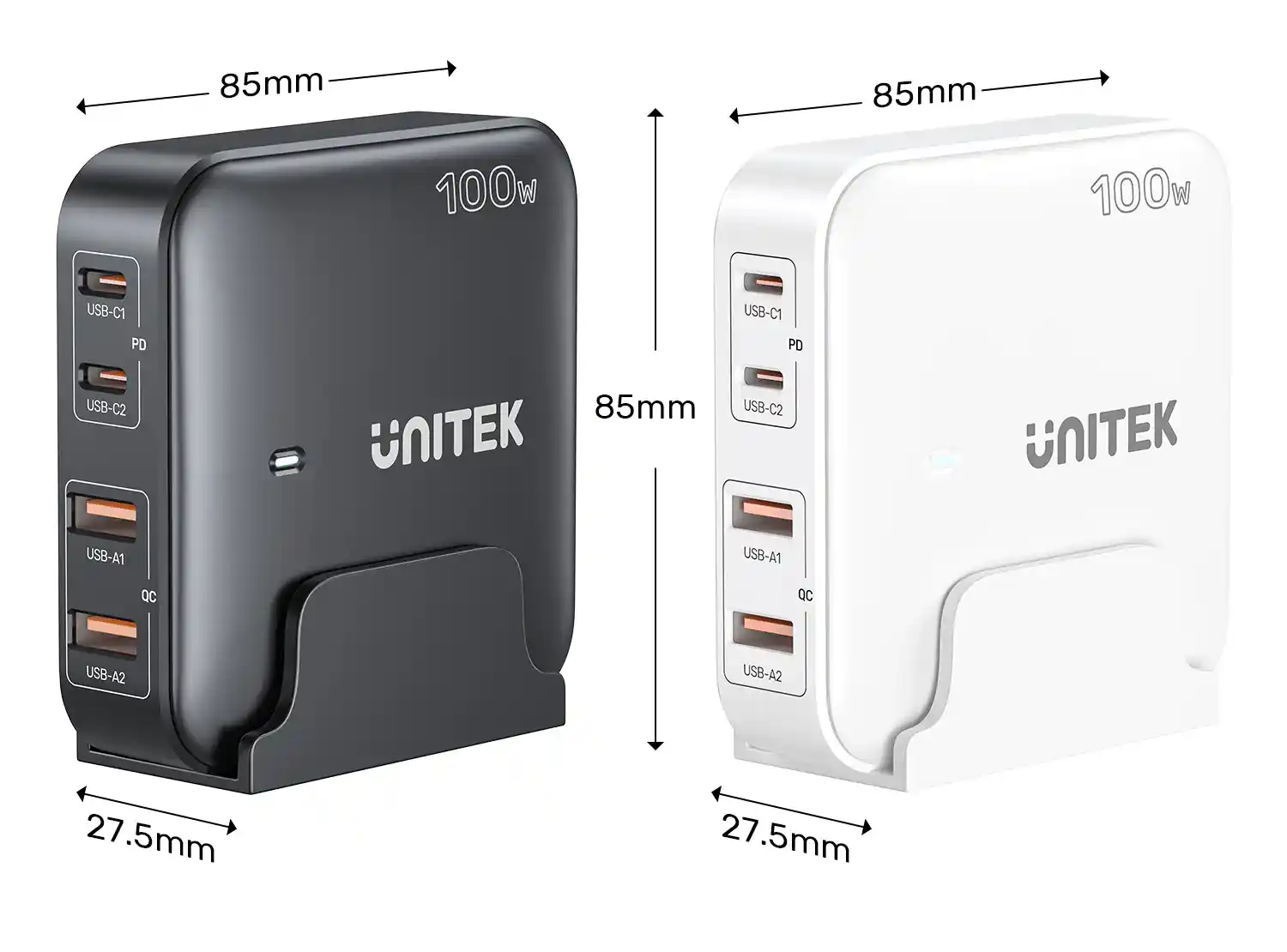 UNITEK P1229ABK01 100W GaN Charging Station