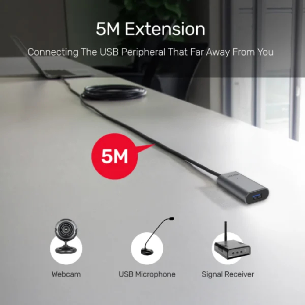 UNITEK-U304A-USB-C-to-USB-A-Active-Extension-Cable-5-Meter-04-600x600 - One Chip Computers
