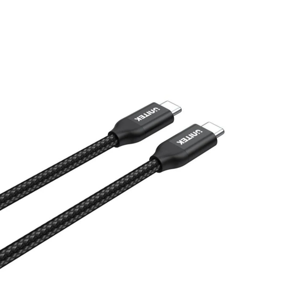 UNITEK-USB-C-100W-PD-Fast-Charging-Braided-Cable-2-Meter-with-Data-02 - One Chip Computers