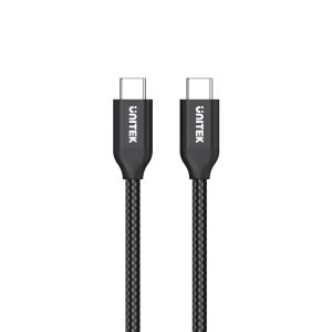 UNITEK C14059BK USB-C TO C 3.0 PD FAST CHARGING CABLE 100W 2M BRAIDED