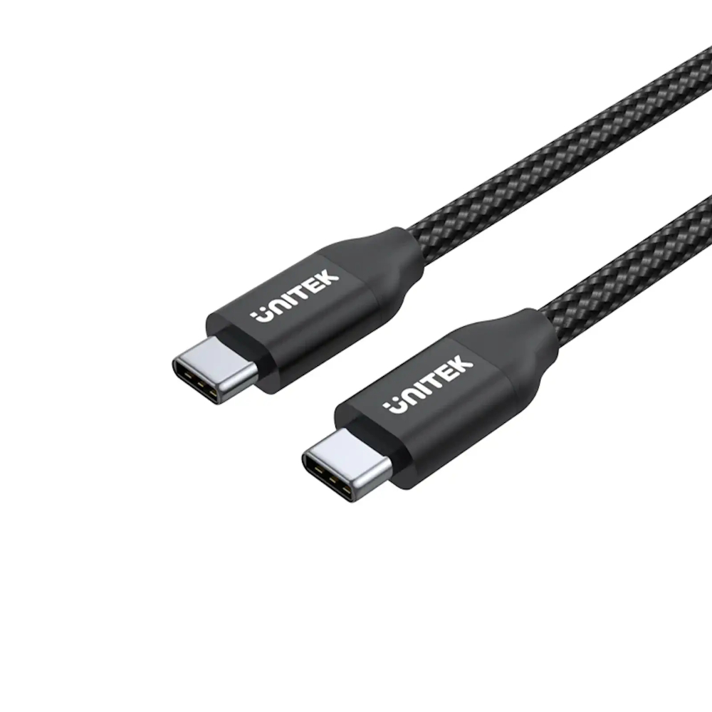 UNITEK-USB-C-100W-PD-Fast-Charging-Braided-Cable-2-Meter-with-Data - One Chip Computers
