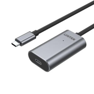 UNITEK U305A USB-C MALE TO F/M ACTIVE EXTENSION CABLE 5M 5GBPS