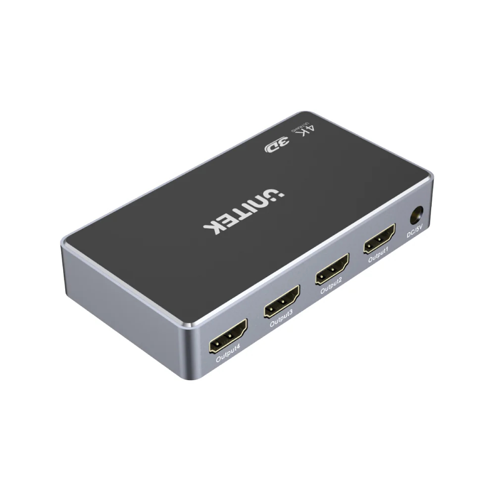 UNITEK-V1109A-4K-HDMI-Splitter-1-in-4-Out-4K30Hz-02 - One Chip Computers