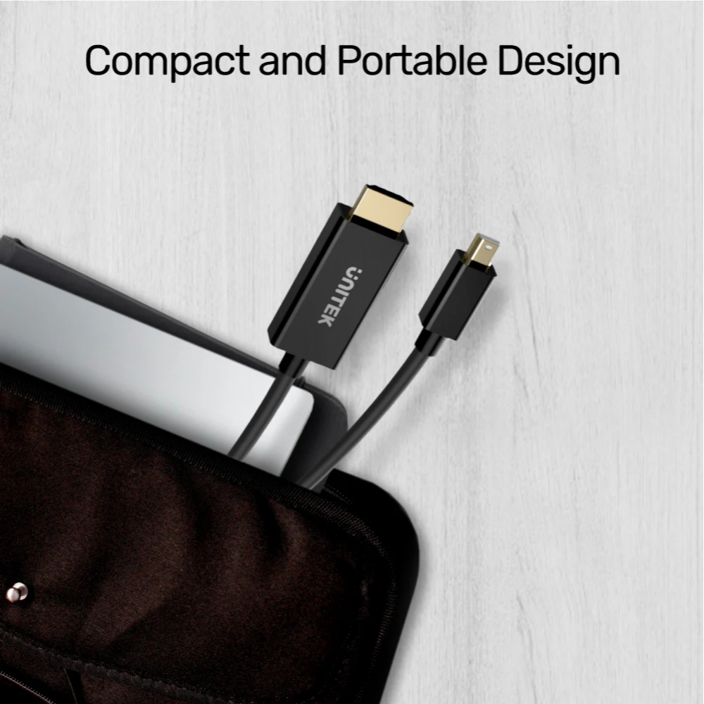 UNITEK-V1152A-Mini-DisplayPort-to-HDMI-Cable-2-Meter-10 - One Chip Computers