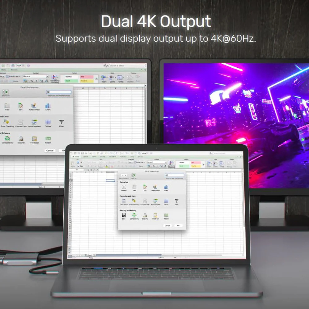 UNITEK-V1404B-USB-C-to-Dual-HDMI-4K-Adapter-05 - One Chip Computers