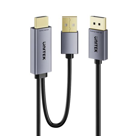 UNITEK V1714AGY01 HDMI TO DISPLAY PORT 4K@60HZ CABLE 1.8M