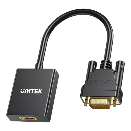 UNITEK V1112ABK01 VGA TO HDMI ADAPTER