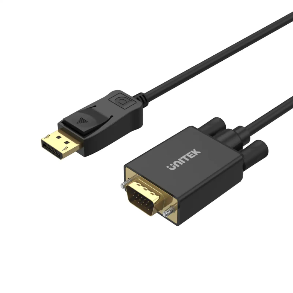 UNITEK-Y-5118F-DisplayPort-to-VGA-Cable - One Chip Computers