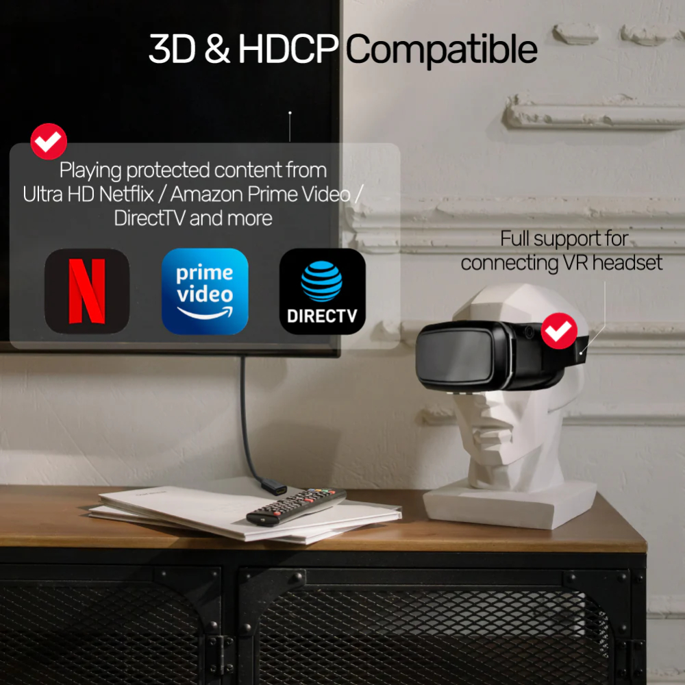UNITEK-Y-C166K-4K-60Hz-HDMI-Extension-Cable-3M-07 - One Chip Computers