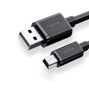 UNITEK Y-C432EBK USB2.0 MALE TO MINI 5PIN DATA CABLE 1.5M