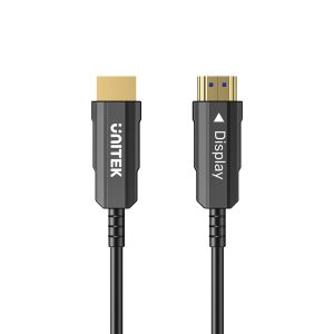 UNITEK C11072BK-10M HDMI TO HDMI FIBER OPTIC CABLE 4K@60HZ 10M