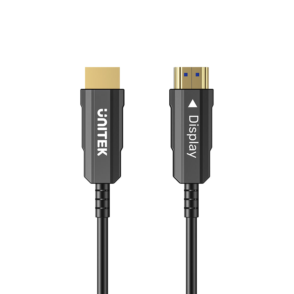 UNITEK_C11072BK_4K_60Hz_HDMI_Fiber_Optic_Cable_product_top_v2 - One Chip Computers Unitek C11072BK HDMI Fiber Optic Cable
