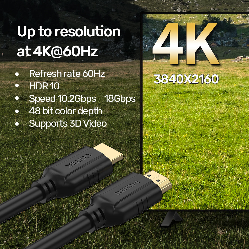 UNITEK_C11079BK_4K_60Hz_HDMI_Cable_lifestyle_v3 - One Chip Computers