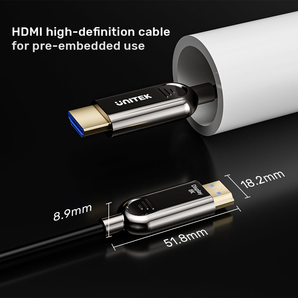 UNITEK_C11085GY_Fiber_Optic_8K_HDMI_Cable_lifestyle_v4_8f005f4e-8f34-4280-9640-c5abd7e516c1 - One Chip Computers