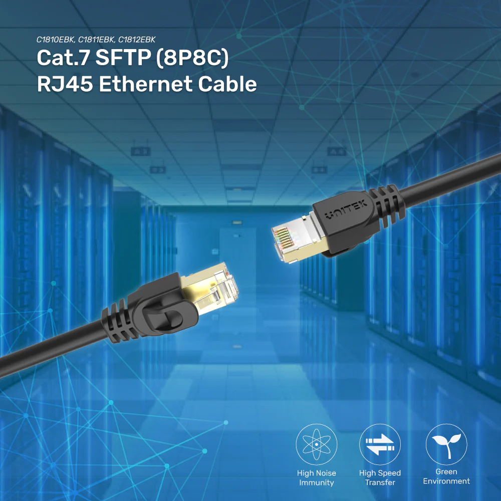 UNITEK_C1810EBKC1811EBKC1812EBK_Cat_SSTP_RJ45_Ethernet_Cable-03 - One Chip Computers