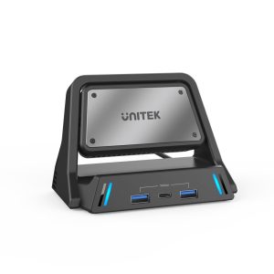 UNITEK D1097A COOLING DOCK PRO FOR STEAM DECK 7-IN-1 MULTI-FUNCTION COOLER DOCKING ( 2XUSB-A, USB-C, HDMI, DP, ETHERNET+PD 100W )