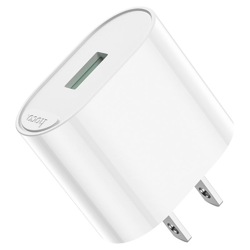 hoco-c109-fighter-single-port-qc3-wall-charger-us-housing - One Chip Computers