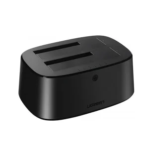 UGREEN 50857 Dual-Bay SATA Docking Station USB 3.0, 28TB Support, Offline Cloning