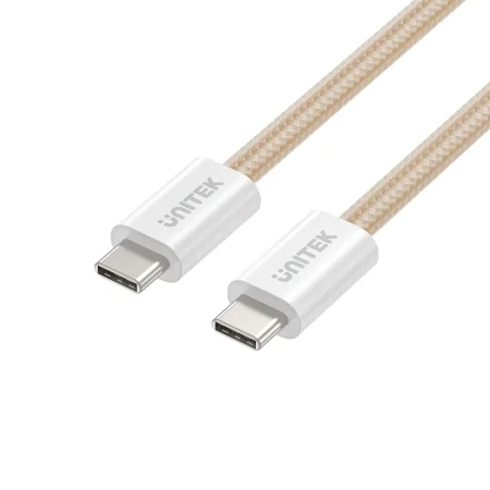 Unitek C14141ACL01-1M Magnetic USB-C M/M Cable 100W 1M Cream Latte