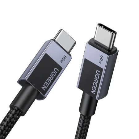 UGREEN 55764 USB-C TO C PD FAST CHARGING CABLE 60W 0.5M BRAIDED SPACE GRAY