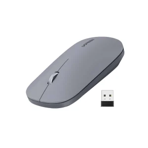 UGREEN 90373 Ultra Slim and Portable Wireless Mouse (Light Gray)