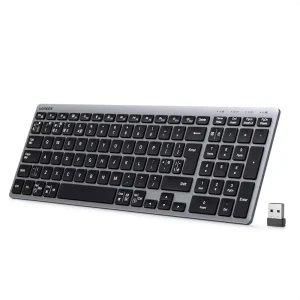 UGREEN 75163 Keyboard K552, Wireless, Bluetooth, USB, (Grey)