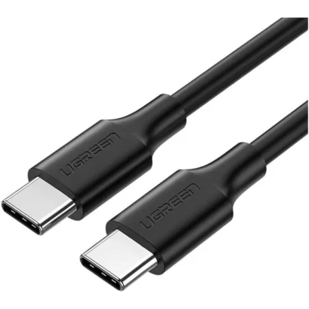 Ugreen 60788 USB 2.0 Type C TO Type C Cable 3A Fast Charging Cable TPE 3M Black