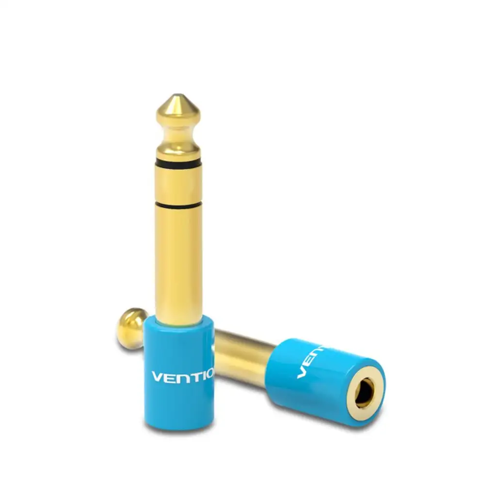 4a352315ecaddda0c92b307c7cca2fe6 - One Chip Computers Vention VAB-S01-L 6.5mm Male to 3.5mm Female Audio Adapter Blue