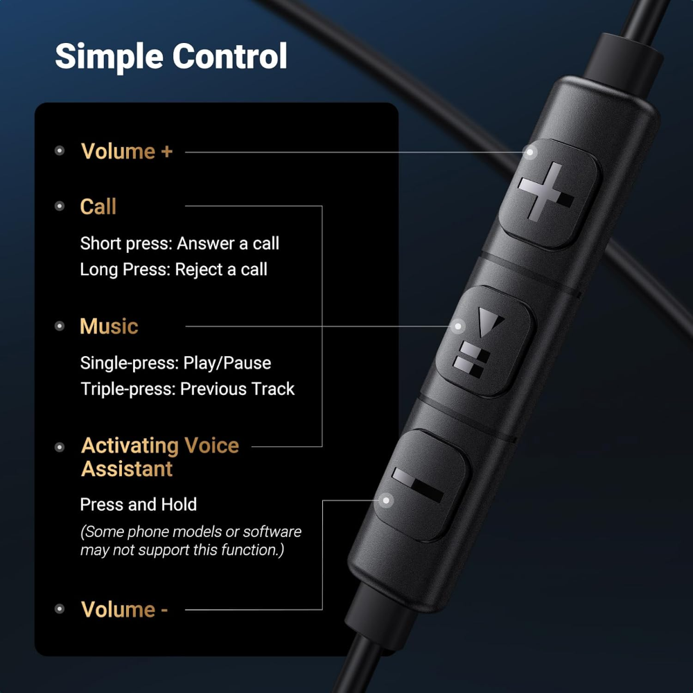 UGREEN-35756-USB-C-Earphones-Semi-in-ear-Wired-Headphones-03 - One Chip Computers