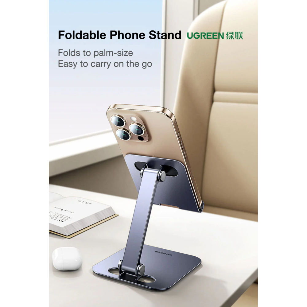 UGREEN-45857-Foldable-Desktop-Mobile-Stand-Aluminum-Alloy-02-1 - One Chip Computers